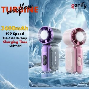 Ultra Mini handheld cooling fan with long battery life